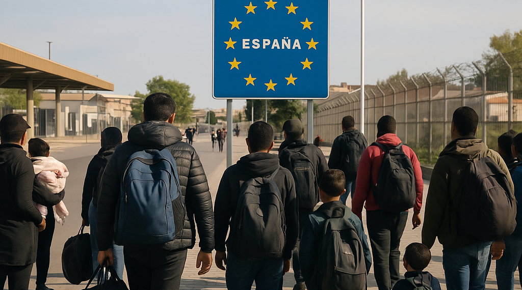 Desbordan migrantes territorio español