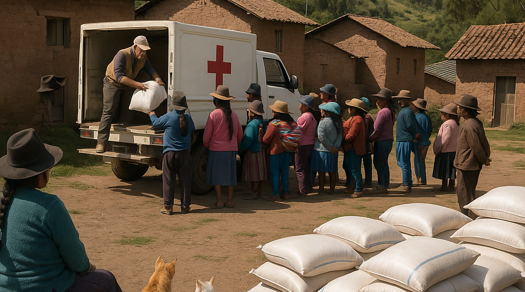 Una aldea aislada sobrevive gracias a la ayuda humanitaria tras terremotos en Venezuela