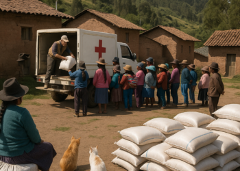 Una aldea aislada sobrevive gracias a la ayuda humanitaria tras terremotos en Venezuela