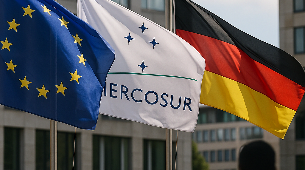 Alemania instó a ratificar e implementar el acuerdo entre la Unión Europea y el Mercosur