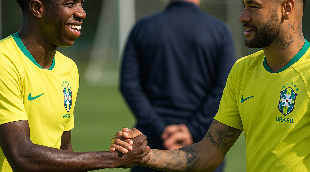 Ancelotti avisa a Noruega: "¿Vinicius y Neymar? Pueden jugar juntos... y van a jugar juntos"