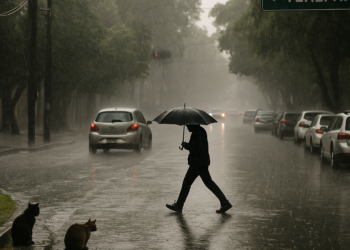 Anegan lluvias calles de la Alcaldía Tlalpan