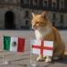 'Predice' gato de Palacio triunfo de México sobre Inglaterra