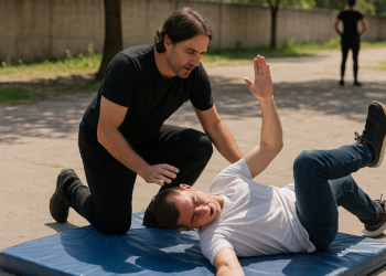 Learning How To Fake-Punch, Fake-Fall, And Fake-Go Up In Flames, On Camera