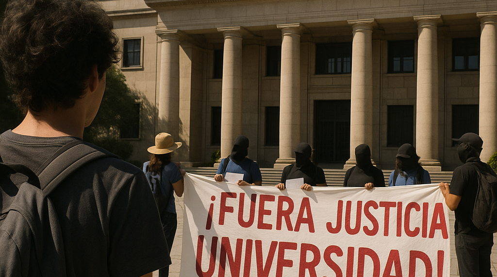 Entregan aspirantes de la UNAM pliego petitorio a Rectoría