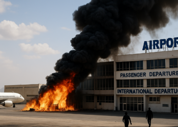 Operaciones militares en Yemen: bombardearon el aeropuerto de Saná controlado por rebeldes hutíes