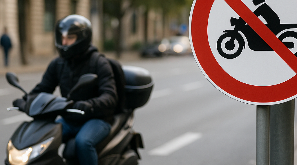 Crece el uso de motos de app pese a prohibición