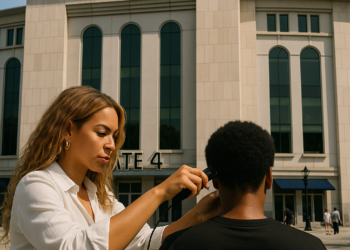 Beyoncé Shaved Jay-Z’s Afro at Yankee Stadium