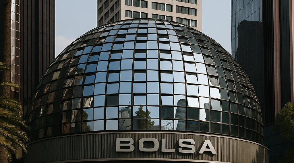 Bolsa mexicana termina la jornada con ganancias, pero registra un descenso semanal