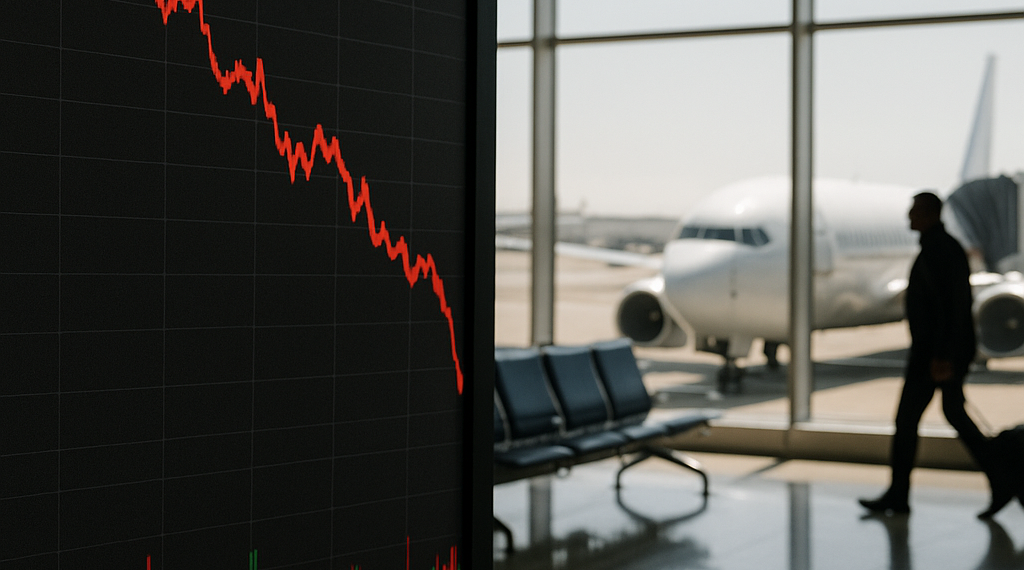 Bolsa mexicana registra fuerte caída; las operadoras de aeropuertos lideraron los descensos