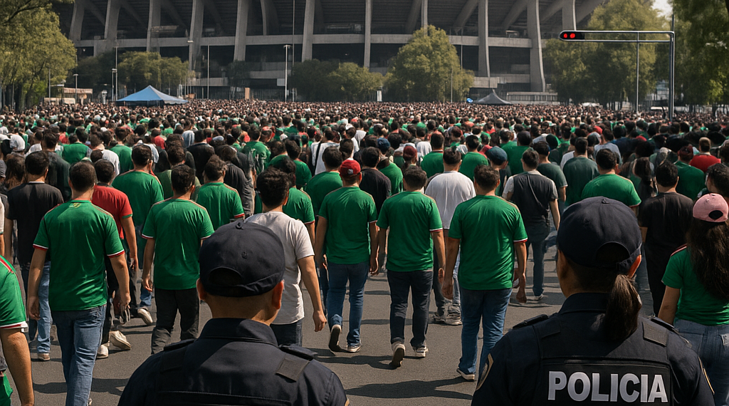 CDMX reúne a 1.35 millones de aficionados para ver el México vs. Inglaterra; operativo dejó saldo blanco