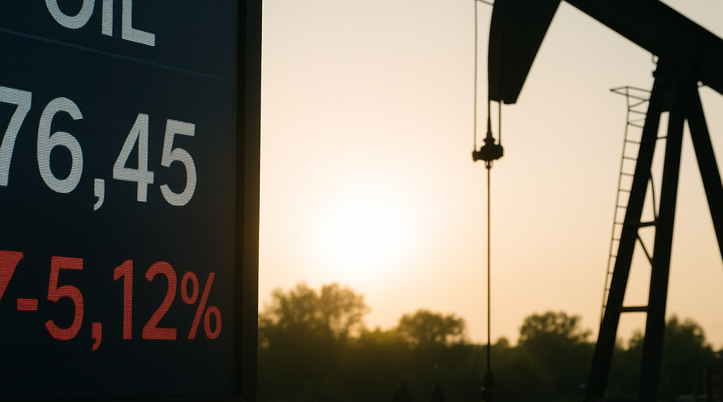 El precio del petróleo se desplomó más de un 5% tras la pausa en los ataques entre Estados Unidos e Irán