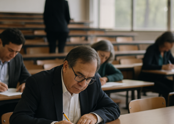 Marchan aspirantes a Rectoría por examen presencial en UNAM