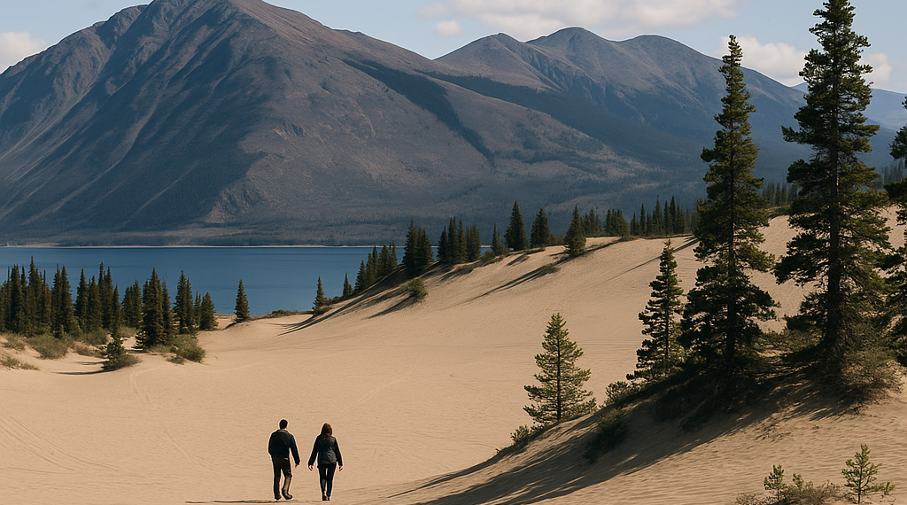 Carcross Desert, el desierto más pequeño del mundo que atrae a los turistas