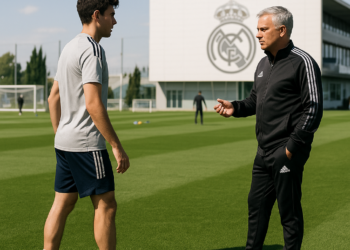 Carlos Espí ya se entrena en Valdebebas a las órdenes de Mourinho