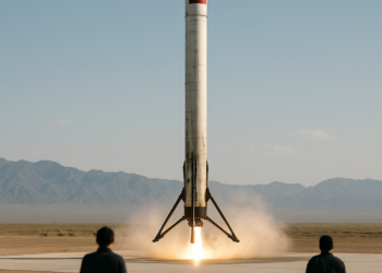 China logra aterrizar por primera vez un cohete reutilizable