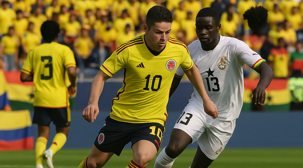 Vence Colombia a Ghana y es el último invitado a Octavos