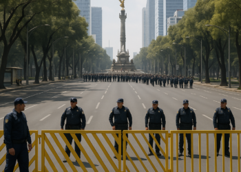 Inician cierres viales; despliegan 6 mil policías en Reforma