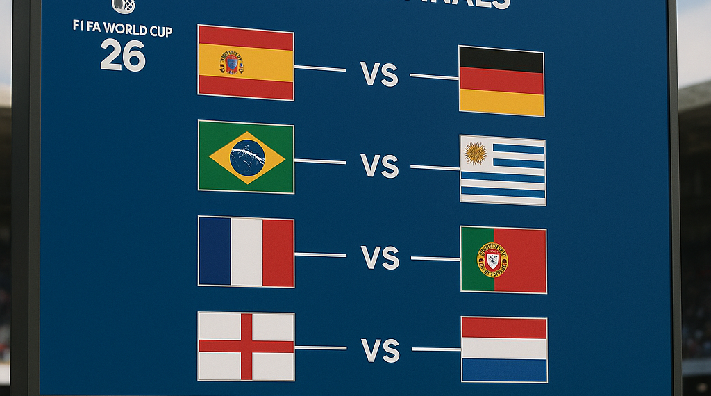 Definidos los cuartos de final del Mundial 2026