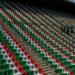 Tapizan butacas del Estadio CDMX con banderas de México