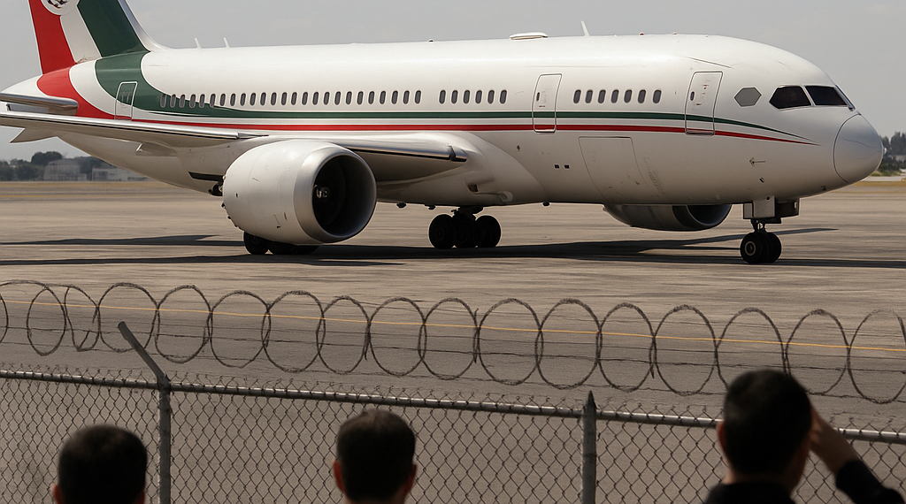 Interrogantes por la seguridad del avión presidencial de EU