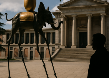 Dalí convierte el Palacio de la Autonomía en una escena de Hitchcock