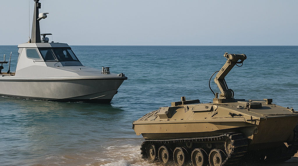 Del primer ataque con un dron naval al primer desembarco robótico: cómo evolucionan las operaciones militares sin tripulación