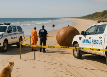 De evacuaciones a zonas de exclusión: así fue el operativo de emergencia por las 6 esferas halladas en una playa australiana
