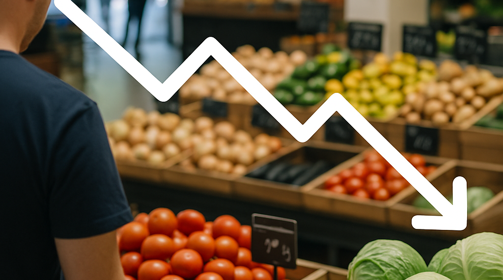 Los precios al productor en EU caen de forma inesperada en junio