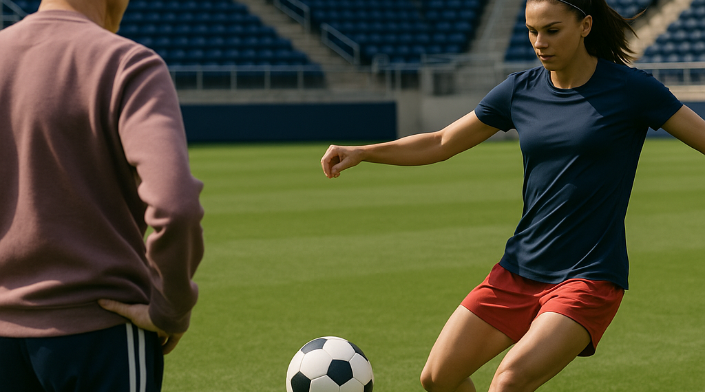 From the Archives: Vogue’s Hamish Bowles Trains With Soccer Star Alex Morgan
