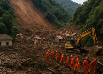Un corrimiento de tierra en China dejó ocho muertos, 34 desaparecidos y más de 1.100 personas sin hogar