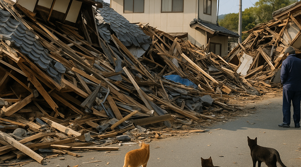 Suman 18 muertos por sismo en Japón; buscan a desaparecidos