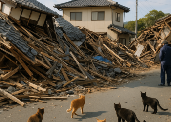 Suman 18 muertos por sismo en Japón; buscan a desaparecidos