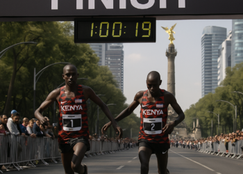 Acaparan kenianos trazado del Medio Maratón de la CDMX