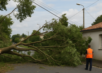 Al menos dos muertos y 53.000 hogares sin luz por un temporal de tormentas en Francia