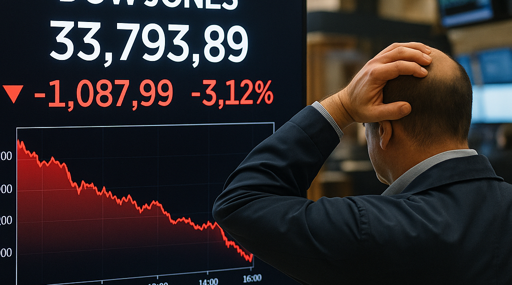 Tiene Dow Jones su peor jornada  desde abril de 2025