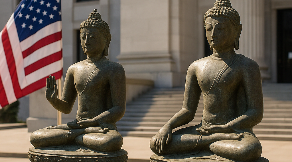 US Returns Two 8th-Century Looted Bronze Buddha Statues to Indonesia