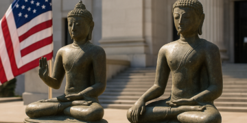 US Returns Two 8th-Century Looted Bronze Buddha Statues to Indonesia