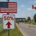 Estados Unidos impuso nuevos aranceles del 50% a la mayoría de las importaciones procedentes de Canadá