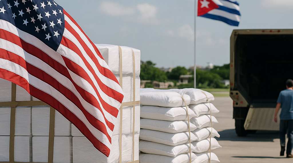 Estados Unidos anuncia envío de ayuda humanitaria a Cuba por vía aérea