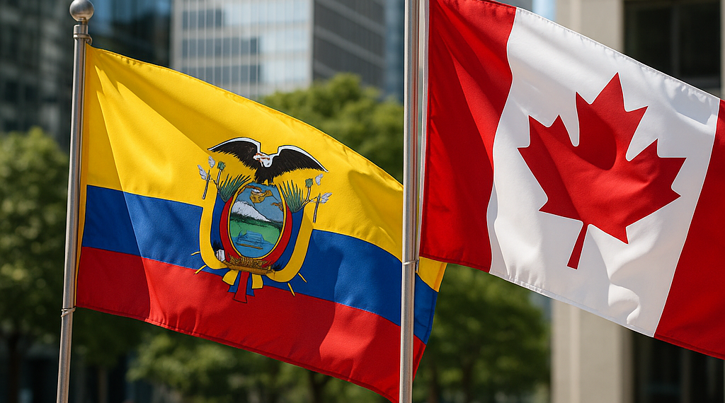 Ecuador firma TLC con Canadá