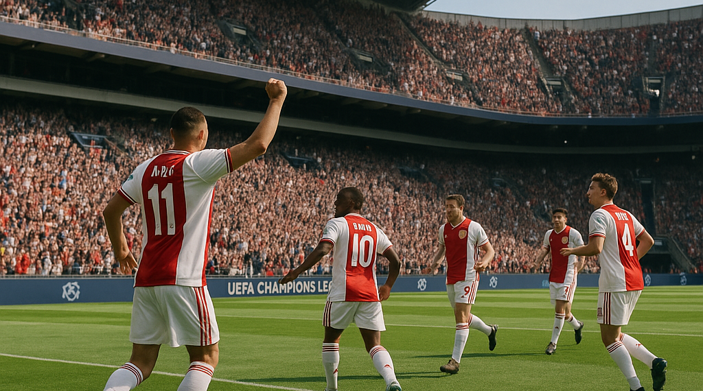 El Ajax de Míchel comienza goleando en Europa y el Benfica se la 'pega'