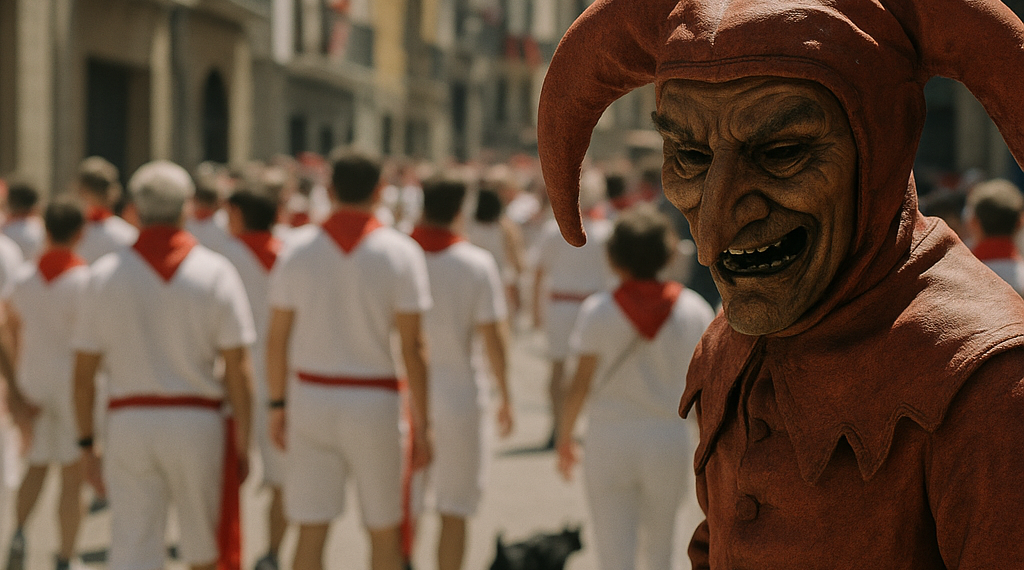 El Joker de San Fermín: un villano verde en la fiesta del blanco y rojo | Cultura