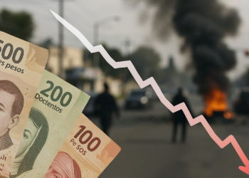 Peso mexicano cae frente al dólar; cierra semana negativa por preocupaciones sobre la guerra