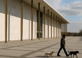 At The Empty Kennedy Center, A Volunteer Tour Guide Soldiers On