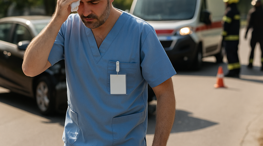 El enfermero que se empaló por accidente por su bastón de senderismo y caminó seis horas para salvarse