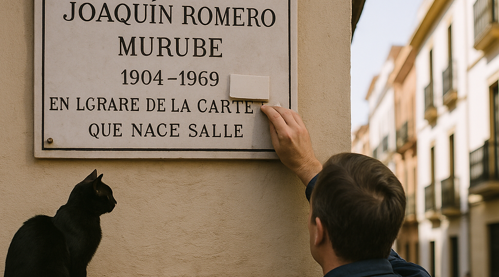 Dos erratas para un poeta: la placa homenaje a Cernuda en Sevilla corregirá sus faltas de ortografía | Cultura