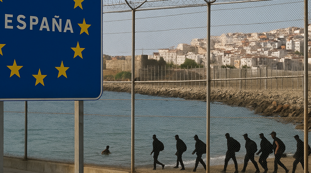Estima España que 60 mil ingresaron a Ceuta; hay 34 muertos