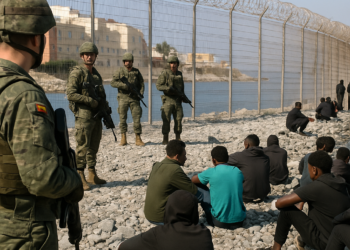 España envía al ejército a Ceuta tras la entrada masiva de migrantes desde Marruecos
