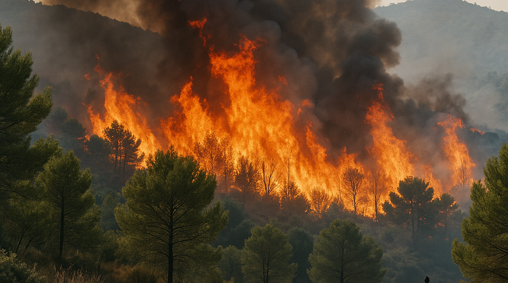 España: el mayor incendio de su historia